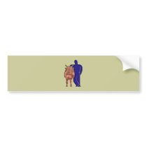 Kuh Bauer cow farmer Autosticker
