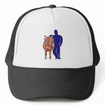 Kuh Bauer cow farmer Baseballkappen