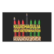 Kujichagulia Rectangular Sticker