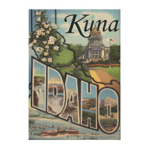 Kuna, IdahoLarge Letter ScenesKuna, ID Gallery Wrapped Canvas