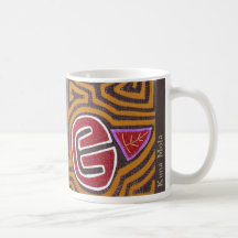 Kuna Mola- Pomegranate Mug