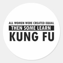 Kung Fu gift items Stickers