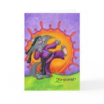 Kung Fu Kitty / Get Well Greeting Card