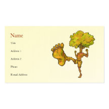 Kung Fu Tree Profile Card Template Business Card
