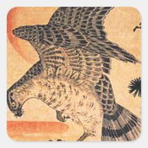 Kuniyoshi Hawk Stickers