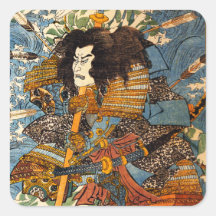 Kuniyoshi Samurai Stickers