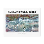 Kunlun Fault Tibet Post Card