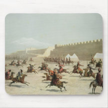 Kurdish and Tatar Warriors at Sadar Abbat, Armenia Mousepad