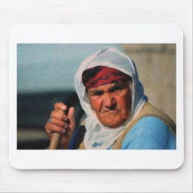 Kurdish woman art mouse pads