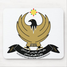 kurdistan emblem mousemat