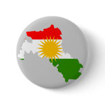 Kurdistan flag map button