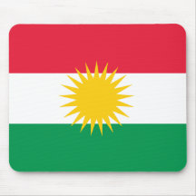 Kurdistan Flag Mouse Pads