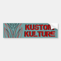 Kustom Kulture Bumper Stickers