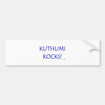 Kuthumi Rocks! Bumper Stickers