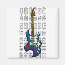 KuuMa Guitar 02 冷蔵庫用マグネット