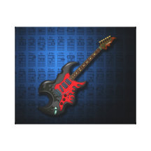 KuuMa Guitar 03 (B) ギャラリー張りキャンバス