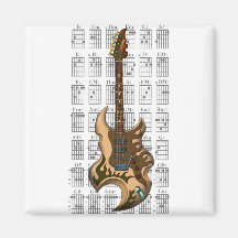 KuuMa Guitar 04 冷蔵庫用マグネット