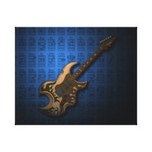 KuuMa Guitar 04 (B) 張りキャンバスプリント