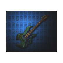 KuuMa Guitar 05 (B) ギャラリー張りキャンバス