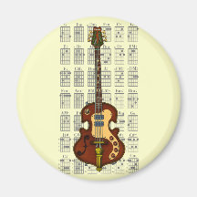 KuuMa Guitar 06 冷蔵庫マグネット