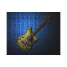 KuuMa Guitar 10 (B) ギャラリー張りキャンバス
