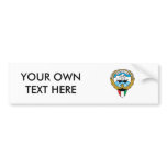 Kuwait Coat of Arms Bumper Sticker