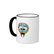 Kuwait Coat of Arms Coffee Mugs