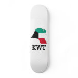 Kuwait Flag Map skateboards