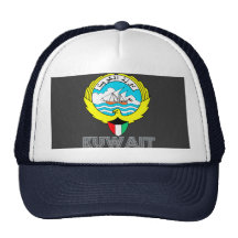 Kuwaiti Emblem Mesh Hats