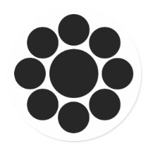 Kuyo, Japan Round Stickers