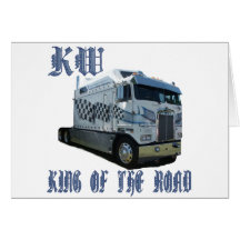 KW King of the Road Greeting Cards