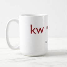 KW re:thing real estate white mug