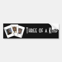 Kwame Kilpatrick - Three of a Kind Bumper Sticker