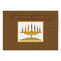 Kwanzaa Blessings Greeting Card