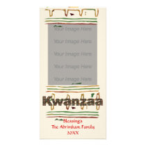 Kwanzaa Blessings Photo Card