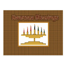 Kwanzaa Blessings Postcard