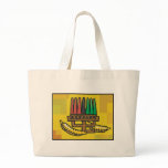 Kwanzaa  Candles and Corn Tote Bags