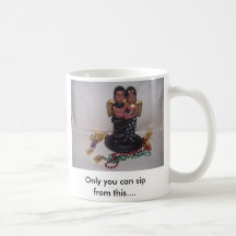 kwanzaa couple, Only you can sip from this.... Coffee Mug