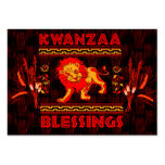 Kwanzaa Dancers Business Card Template