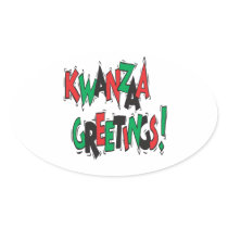 Kwanzaa Greetings Sticker