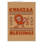Kwanzaa Lion Cards