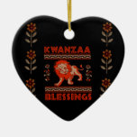 Kwanzaa Lion Christmas Tree Ornament