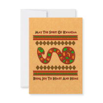 Kwanzaa Snake Personalized Announcement