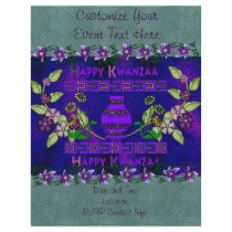 Kwanzaa Vase Flyers