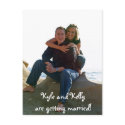 Kyle and Kelly are getting married! postcards