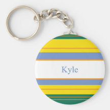 Kyle Classic Stripes Keychain