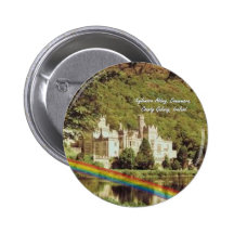 Kylemore Abbey Ireland - Design #2 Button