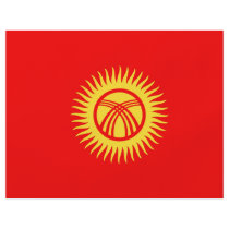 Kyrghyzstan Flag Personalized Flyer