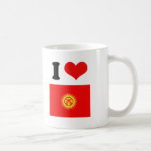 Kyrghyzstan Flag Mug