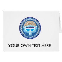 Kyrgyzstan Coat of Arms Greeting Card